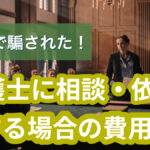 副業で騙された!弁護士に相談・依頼する場合の費用は?
